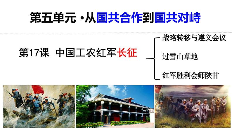 第17课+中国工农红军长征(同步课件+同步练习)-2023-2024学年八年级历史上册同步精品课堂(部编版)03