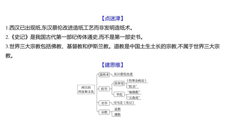第三单元  第15课　两汉的科技和文化 习题课件 部编版历史 七年级上册04