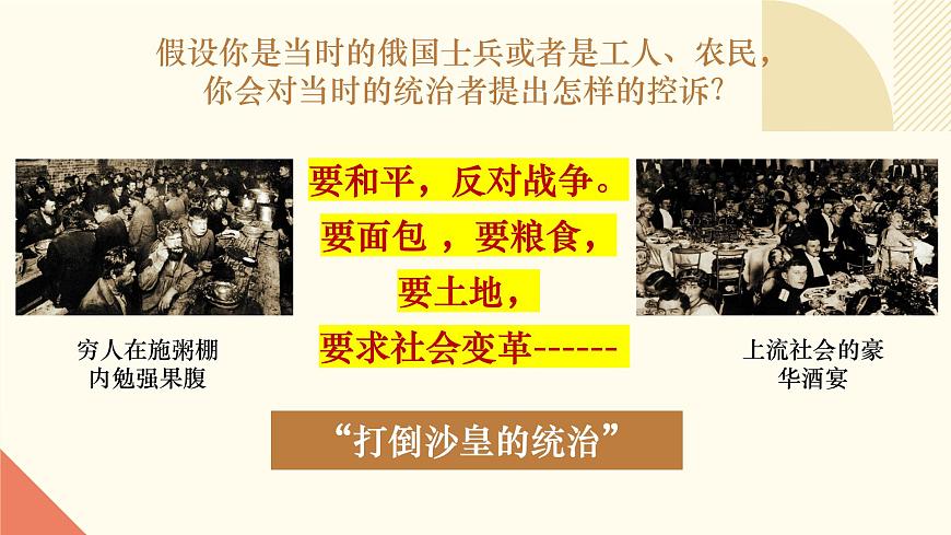 人教版初中歷史九年級第九課 列寧與十月革命課件第4頁