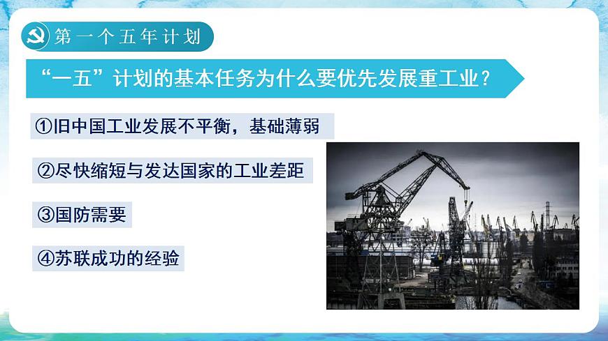 人教統(tǒng)編版歷史八年級下冊 第4課 《新中國工業(yè)化的起步和 人民代表大會制度的確立》課件第6頁