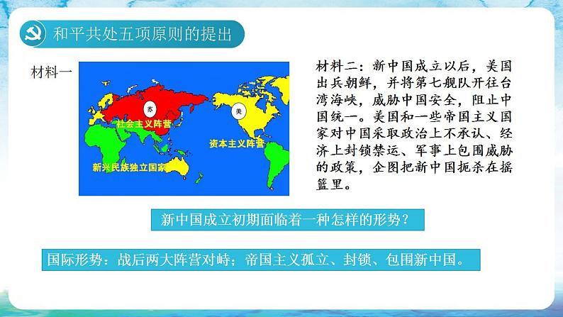 人教统编版历史八年级下册 第16课 《独立自主的和平外交》课件03
