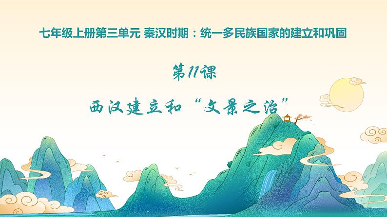 第11课 西汉建立和“文景之治”(课件)第2页