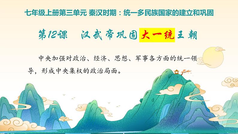 第12课 汉武帝巩固大一统王朝 (课件)02