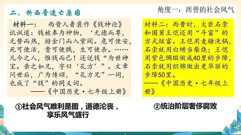 第17课 西晋的短暂统一和北方各族的内迁(课件)第6页