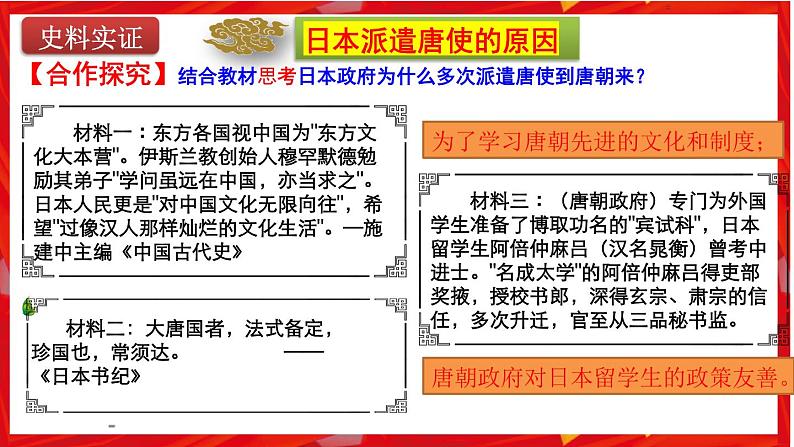 第4课 唐朝的中外文化交流(核心素养时代新教学课件)第5页