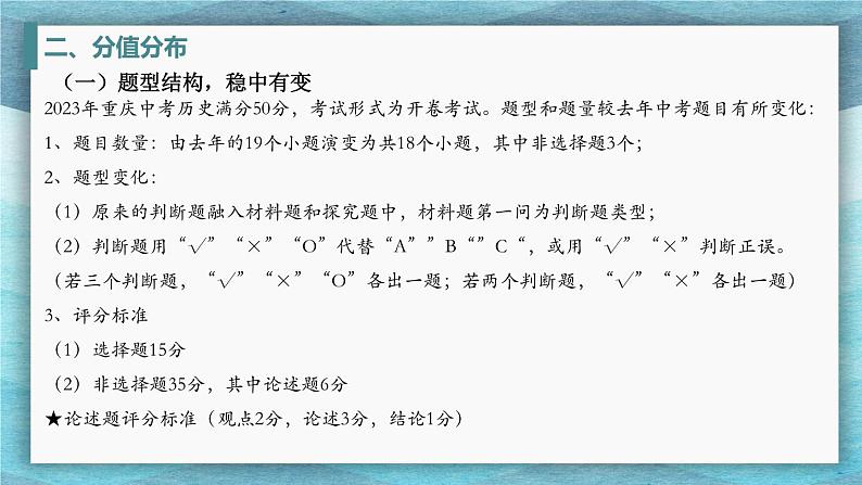 2023年重庆市中考历史(B卷)真题完全解读课件PPT第8页