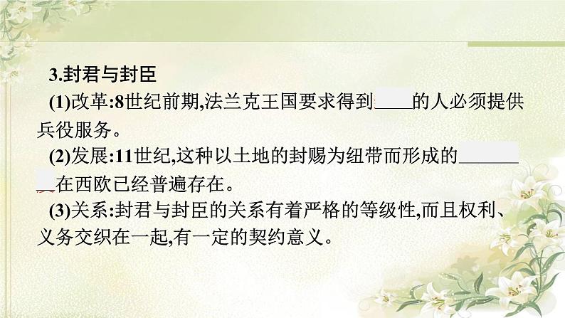 人教版初中历史总复习第18单元封建时代的亚欧社会课件第5页