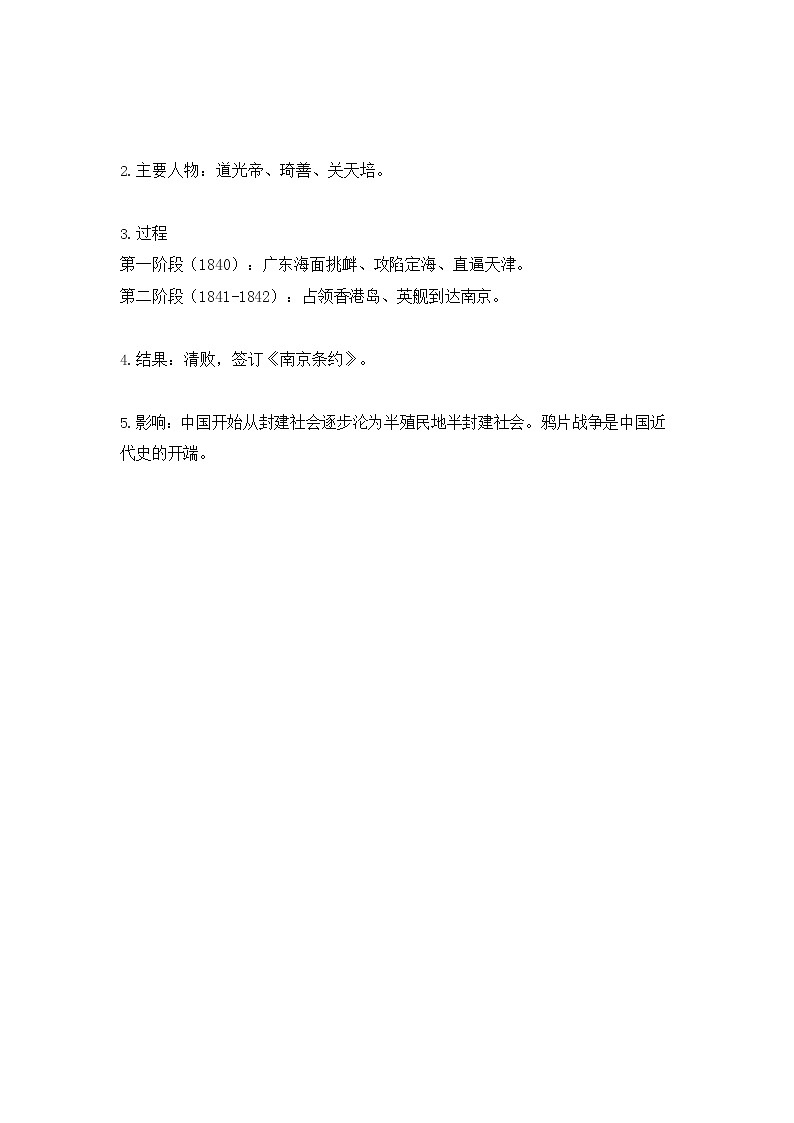 【2024初中75】八年级历史上册知识点总结第2页