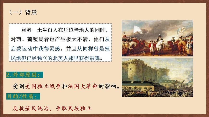 人教部編版歷史九年級下冊1《殖民地人民的反抗斗爭》  課件第7頁