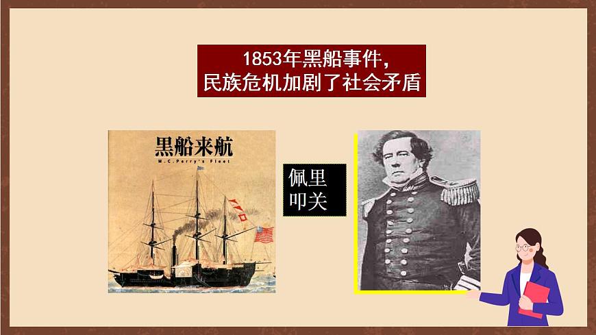 人教部編版歷史九年級(jí)下冊(cè)4《 日本明治維新》 課件（29張PPT）第7頁(yè)
