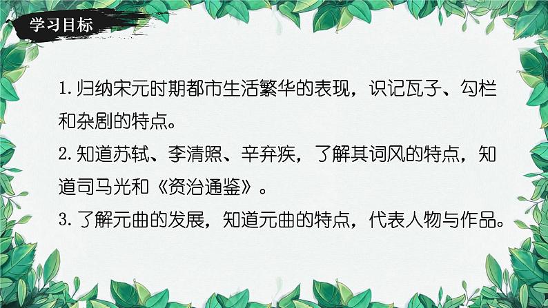 统编版历史七年级下册 第12课 宋元时期的都市和文化课件03