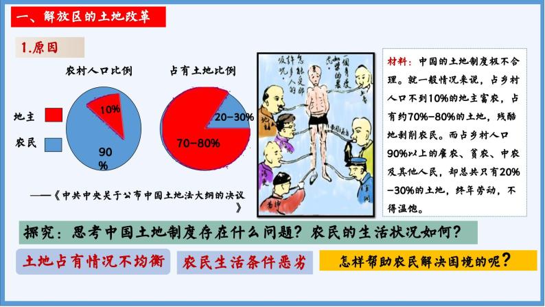 人教版历史八年级上册第24课_人民解放战争的胜利 课件04