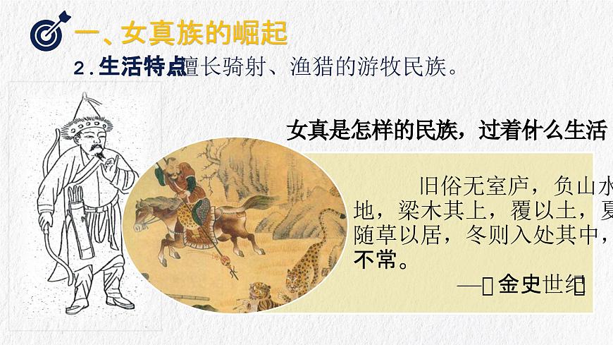 【趣味課堂】部編版初中歷史七年級下冊 第8課金與南宋的對峙-課件第5頁