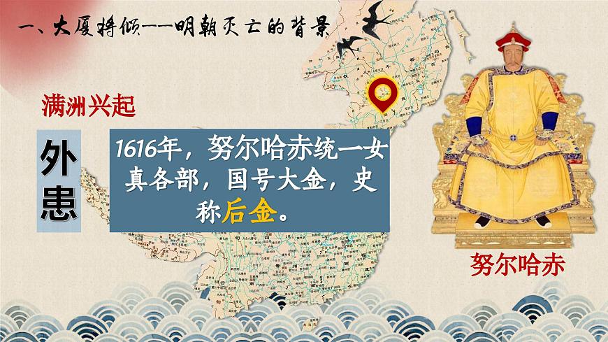 【趣味課堂】部編版初中歷史七年級下冊 第17課 明朝的滅亡-課件第8頁