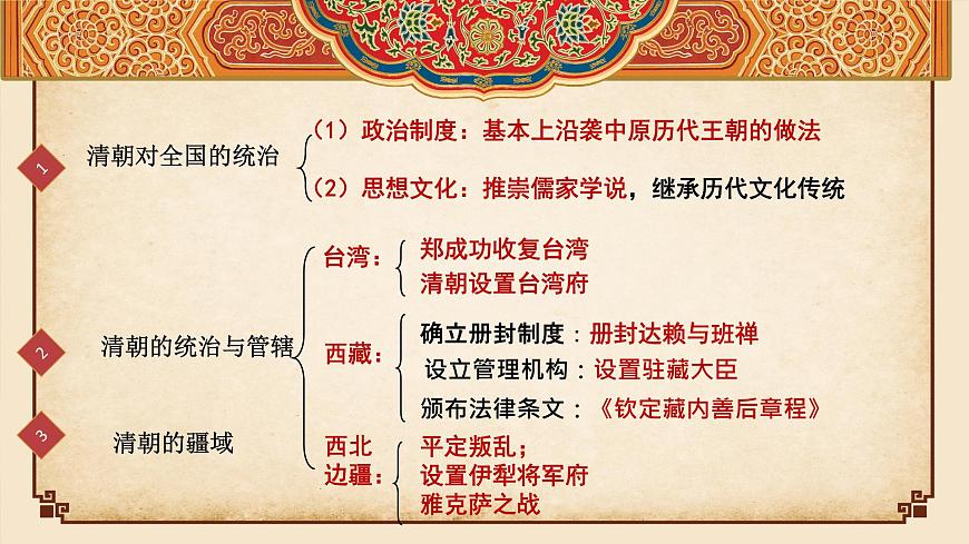 【趣味課堂】部編版初中歷史七年級下冊 第18課 統(tǒng)一多民族國家的鞏固與發(fā)展-課件第3頁