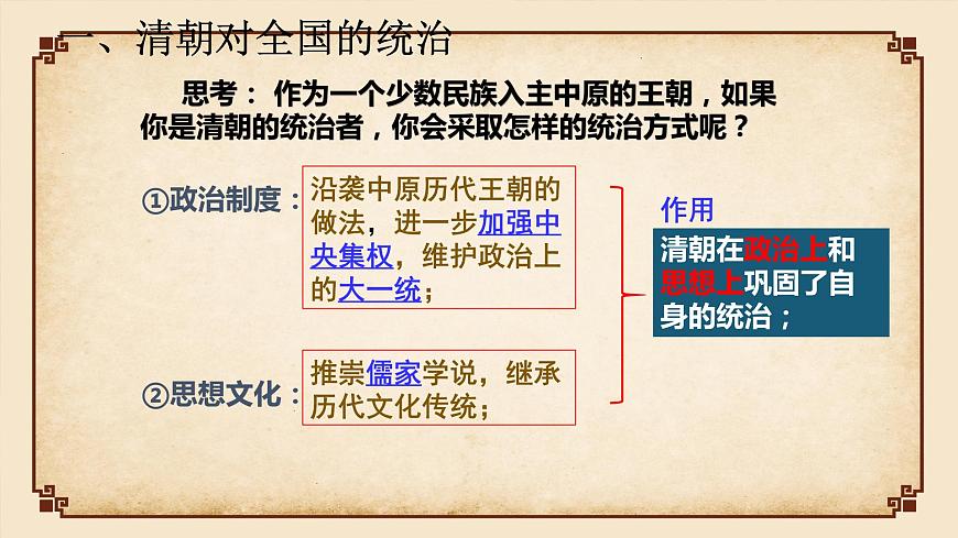 【趣味課堂】部編版初中歷史七年級下冊 第18課 統(tǒng)一多民族國家的鞏固與發(fā)展-課件第7頁