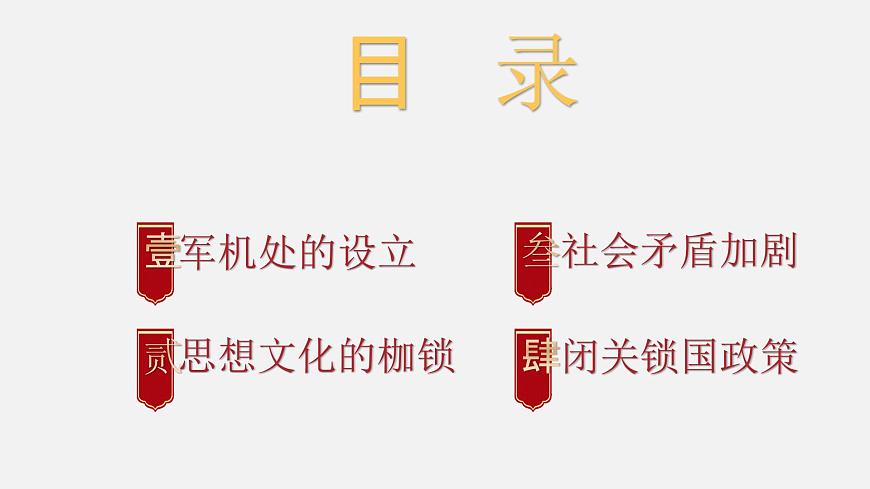 【趣味課堂】部編版初中歷史七年級下冊 第20課清朝君主專制的強化-課件第3頁