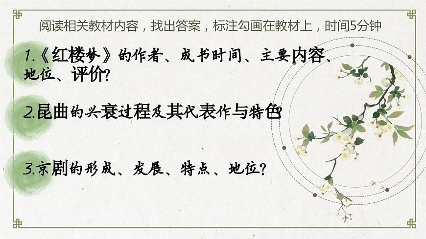 【趣味課堂】部編版初中歷史七年級下冊 第21課清朝前期的文學藝術(shù)-課件第2頁