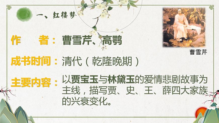【趣味課堂】部編版初中歷史七年級下冊 第21課清朝前期的文學藝術(shù)-課件第4頁