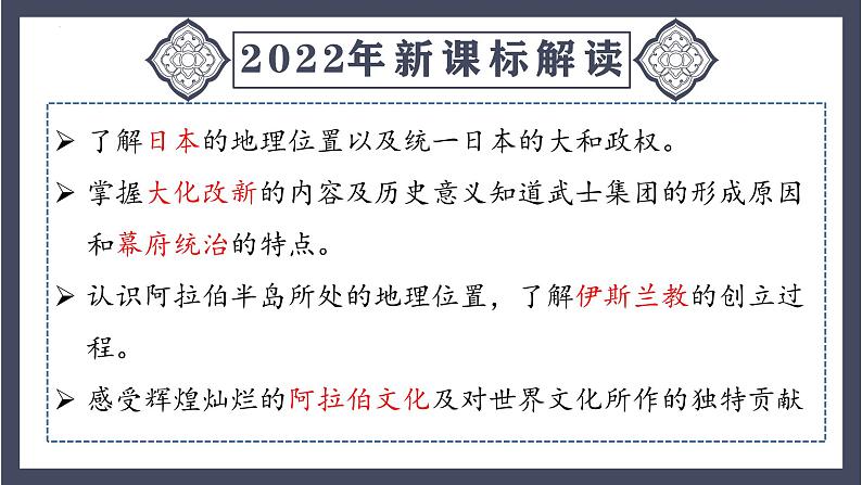 专题25 封建时代的亚洲国家(课件)-2024年中考历史一轮大单元复习必备课件(人教部编版)第3页