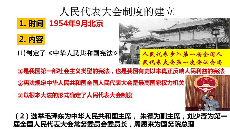 第二单元 社会主义制度的建立与社会主义建设的探索 精品复习课件06