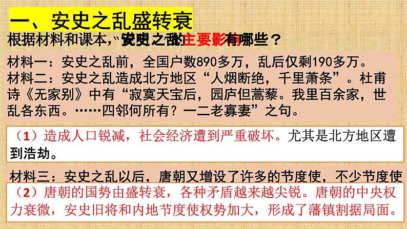 1.5++安史之乱与唐朝衰亡++课件+2023--2024学年部编版七年级历史下学期第7页