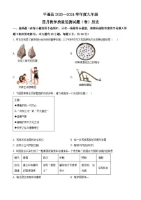 2024年山西省晋中市平遥县中考一模历史试题(原卷版+解析版)