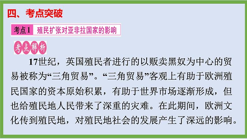 2024年中考历史第二轮专题整合复习课件———专题九 亚非拉民族解放运动第8页
