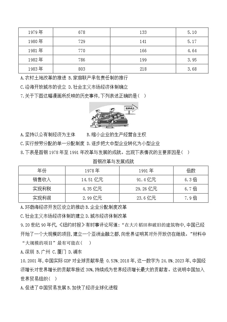 贵阳市花溪区高坡民族中学2023-2024学年度八年级下学期期中测试历史试卷第2页