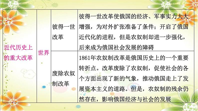 2024年中考历史二轮复习课件(宁夏专用)专题六中外重大改革与制度创新第5页