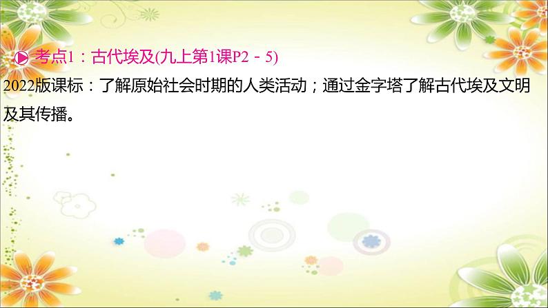 2024年中考历史一轮复习课件(宁夏专用)世界古代史第一单元 古代亚非文明 课件07