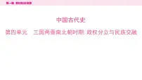 2024年中考历史一轮复习课件：中国古代史4三国两晋南北朝：时期政权分立与民族交融