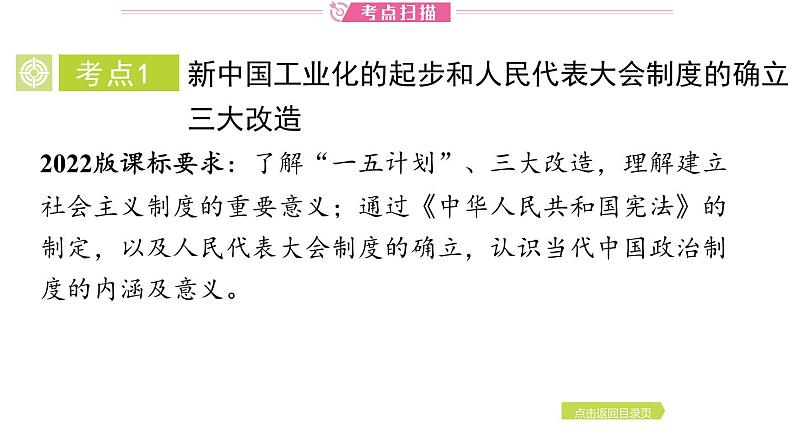 2024年中考历史一轮复习课件:中国现代史2社会主义制度的建立与社会主义建设的探索第5页