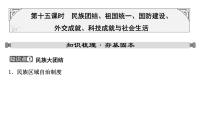 2024年中考历史一轮复习课件：中国现代史3 民族团结、祖国统一、国防建设、外交成就、科技成就与社会生活