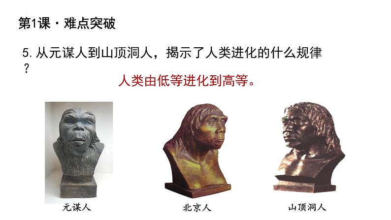 2024年中考历史一轮复习课件:第一单元史前时期:中国境内早期人类与文明的起源08
