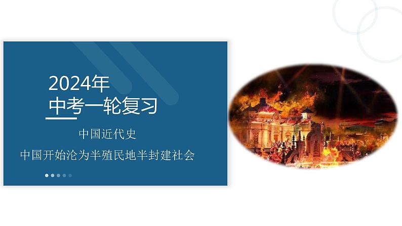 八上历史第一单元 中国开始沦为半殖民地半封建社会 中考复习课件第1页