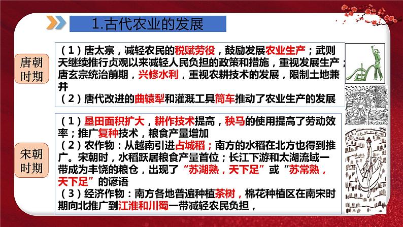 2024年中考规划与指导-专题02 中国古代经济发展 课件第5页