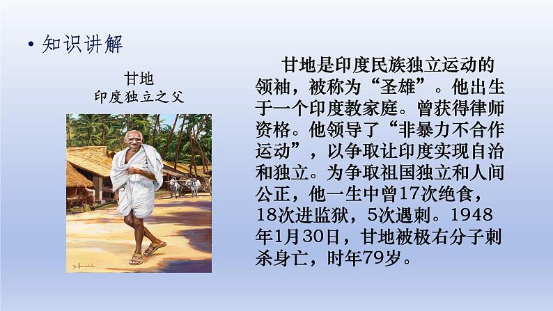 第3单元第一次世界大战和战后初期的世界第12课亚非拉民族民主运动的高涨精品课件(人教版)第7页