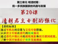 歷史第20課 清朝君主專制的強化教案配套課件ppt