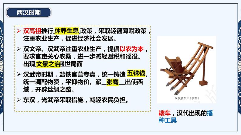 2024年广东省广州市中考历史二轮复习:专题二中国古代经济 课件第6页