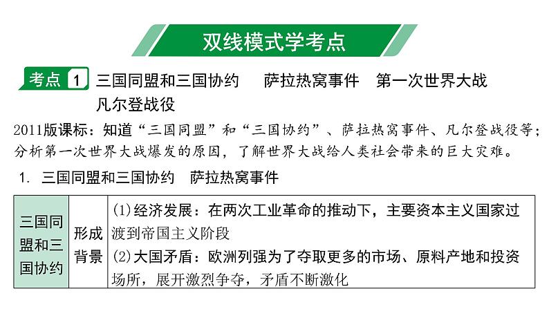 2024海南中考历史二轮中考题型研究 世界现代史 第一次世界大战和战后初期的世界(课件)第5页