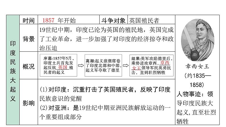 2024内蒙古中考历史二轮中考题型研究 世界近代史 殖民地人民的反抗与资本主义制度的扩展(课件)第6页