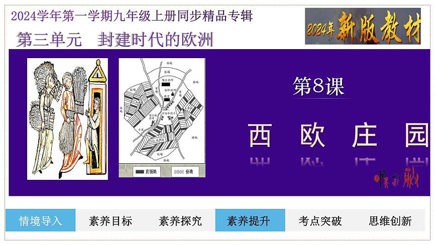 人教部編版第8課　西歐莊園（精品課件）第2頁