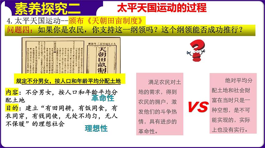 人教部編版初中歷史八上第3課太平天國(guó)運(yùn)動(dòng)（精品課件）第8頁(yè)