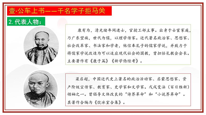 人教部編版 八年級歷史上冊 第二單元 第六課 戊戌變法 課件第6頁