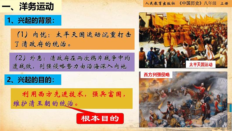 【核心素养新课标】部编版八年级历史上册第 4课 洋务运动和边疆危机(同步课件)06