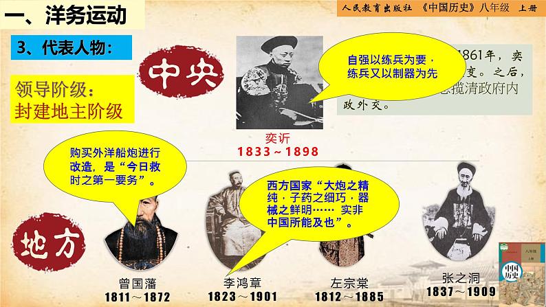 【核心素养新课标】部编版八年级历史上册第 4课 洋务运动和边疆危机(同步课件)07