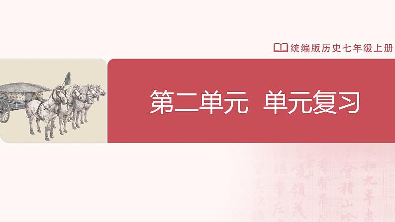 【人教版】七上历史 第二单元 夏商周时期:奴隶制王朝的更替和向封建社会的过渡 单元复习(课件+单元练习+知识清单)01