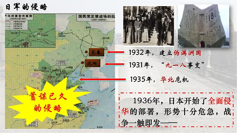 人教版初中历史8上第19课 七七事变与全民族抗战课件+教案06