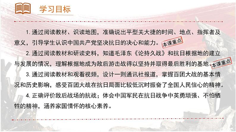 人教版初中历史8上第21课 敌后战场的抗战课件+教案04